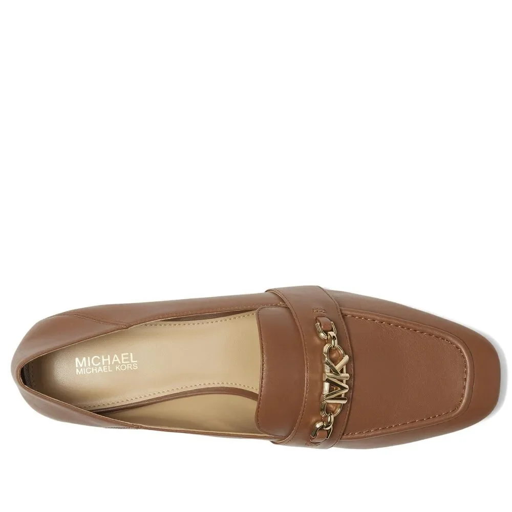 Michael Kors Women's Brown Tiffanie Loafer Luggage 9.5 M